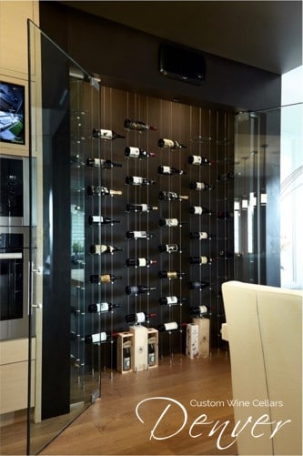Float Wine Display System for Modern Wine Cellars