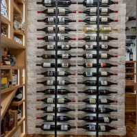Metal wine racks from VintageView are perfect for modern wine cellars.