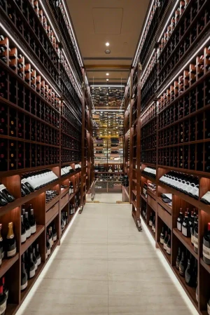 9 - Massive custom commercial wine cellar made for a Denver steakhouse