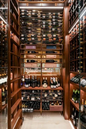 10 - Since these commercial wine cellars are made up of two zones, it also has two dedicated wine cellar cooling units, one for each zone.